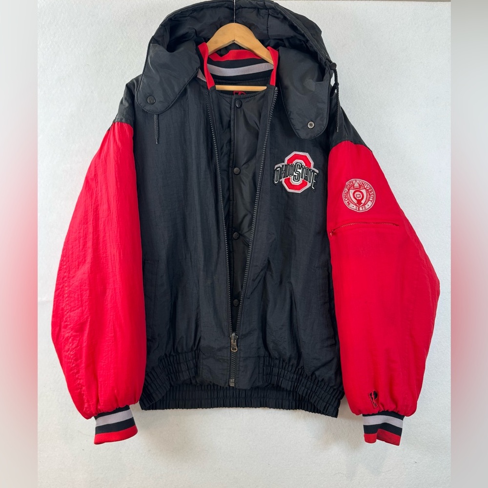 Reversible Vintage Ohio State University Buckeyes jacket